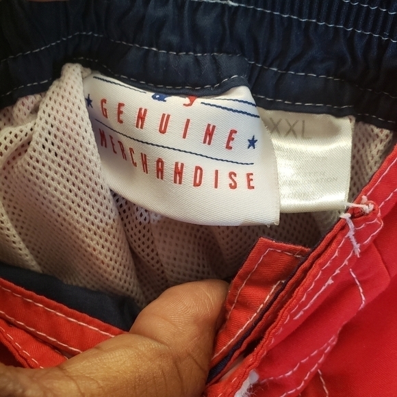 MLB Genuine Merchandise St. Louis Cardinals Mens XXL Lined Swim Trunks Shorts - Picture 5 of 7